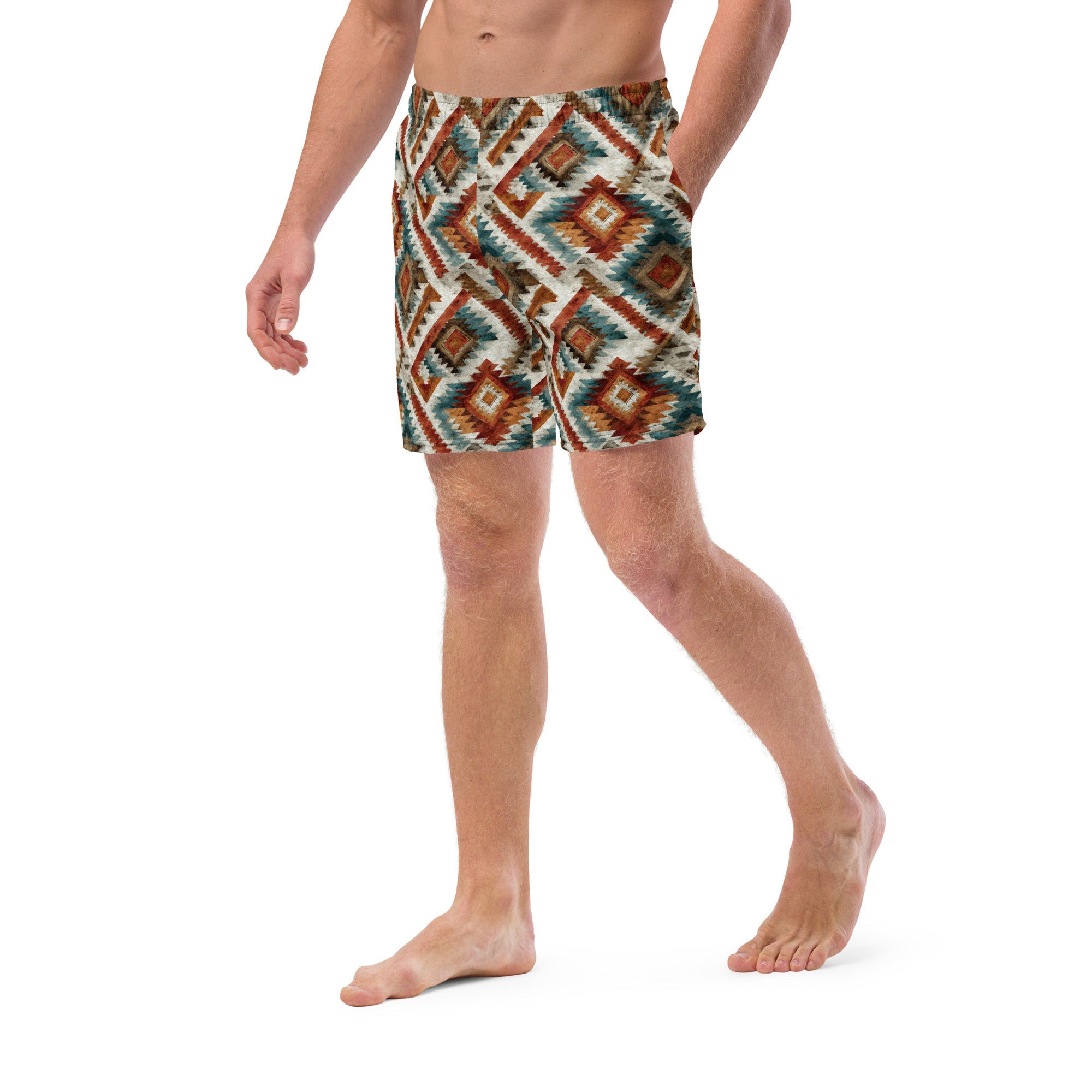 Baha Ranch Southwest Diamond Recycled Swim Trunks by Baha Ranch Western Wear - product image 2
