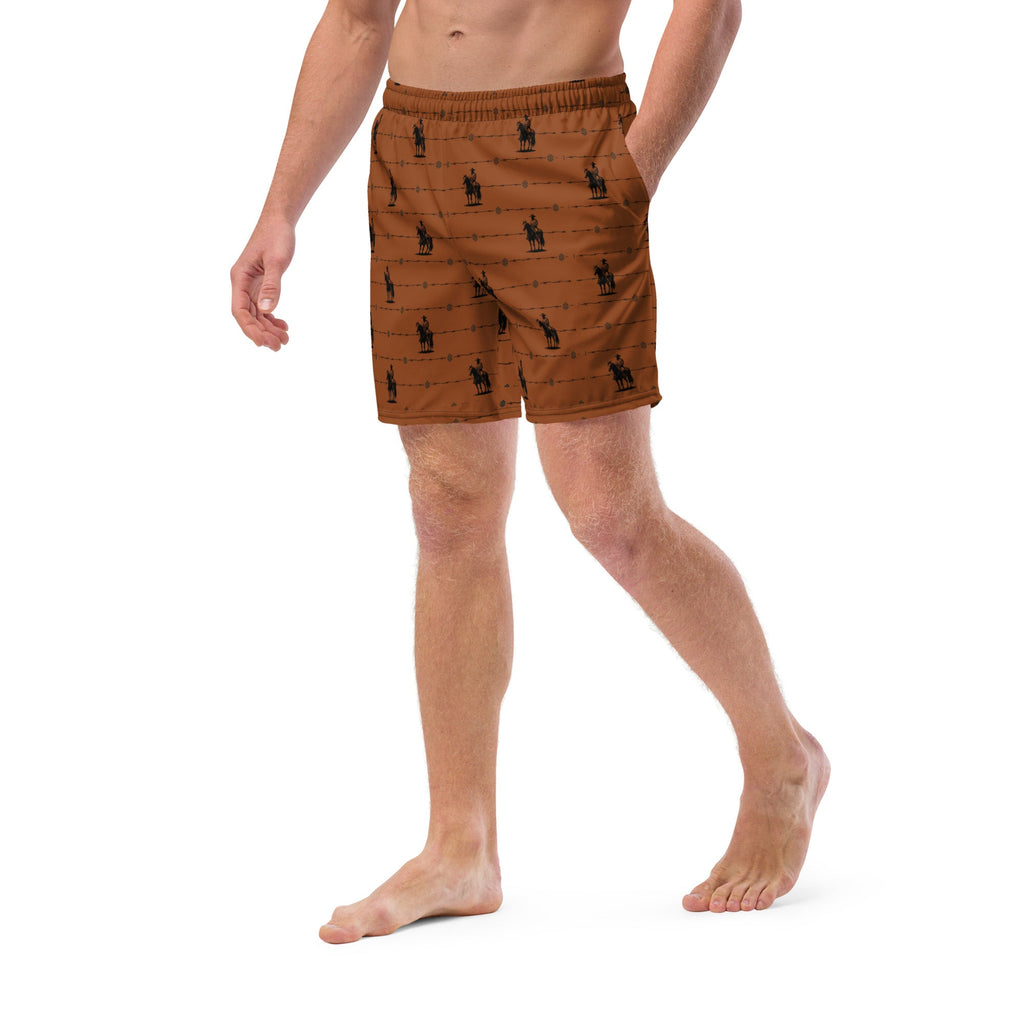 Baha Ranch Yeehaw Saddle Up Swim Trunks by Baha Ranch Western Wear - product image 2