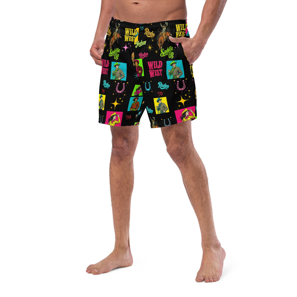Baha Ranch Yeehaw The Last Roundup Swim Trunks by Baha Ranch Western Wear - product image 3