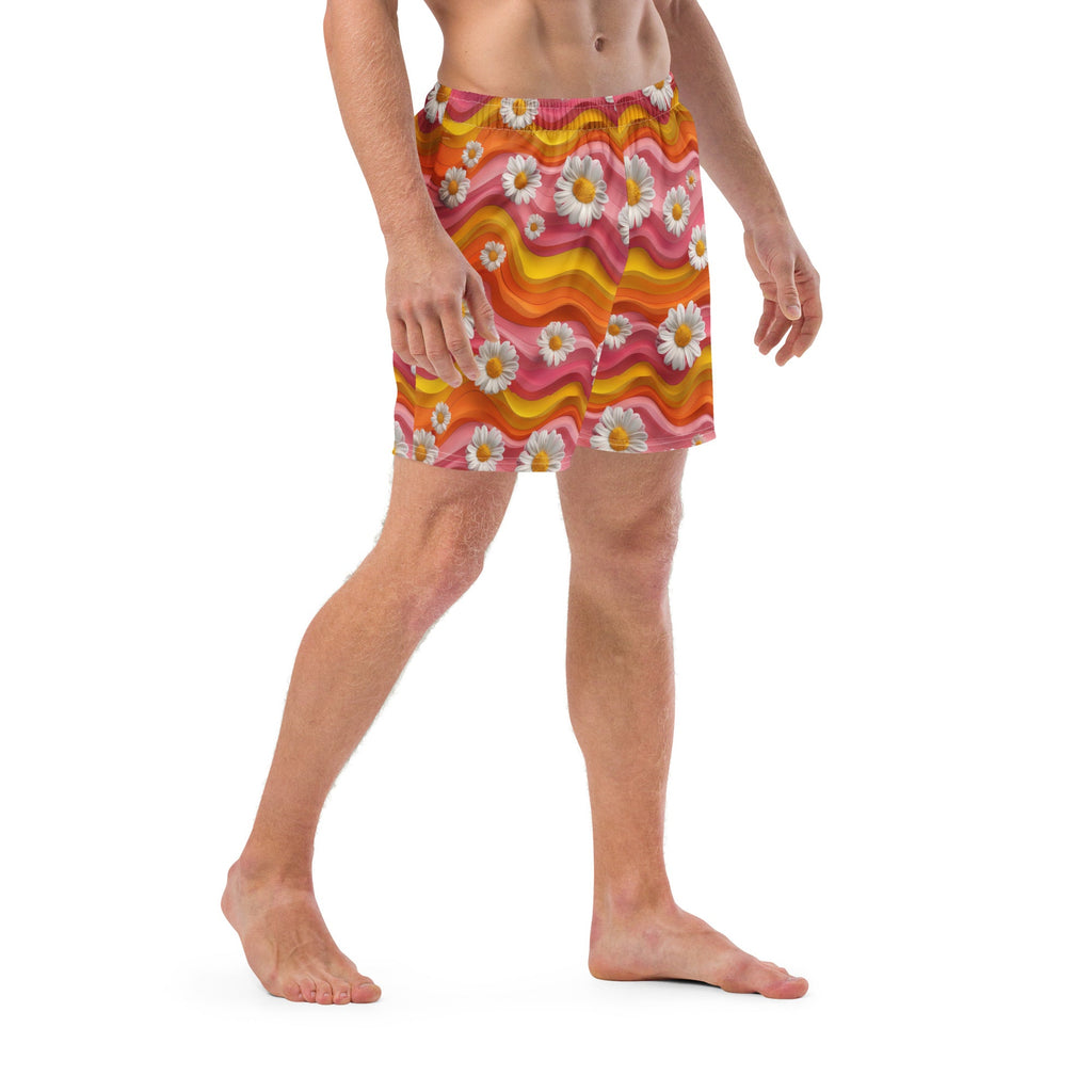 Baha Ranch Yeehaw Groovy Floral Men's Swim Trunks by Baha Ranch Western Wear - product image 4