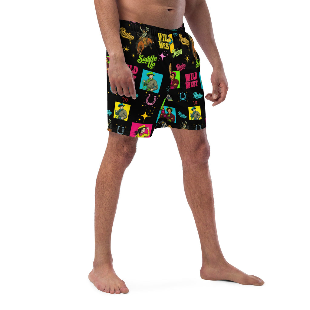 Baha Ranch Yeehaw The Last Roundup Swim Trunks by Baha Ranch Western Wear - product image 4