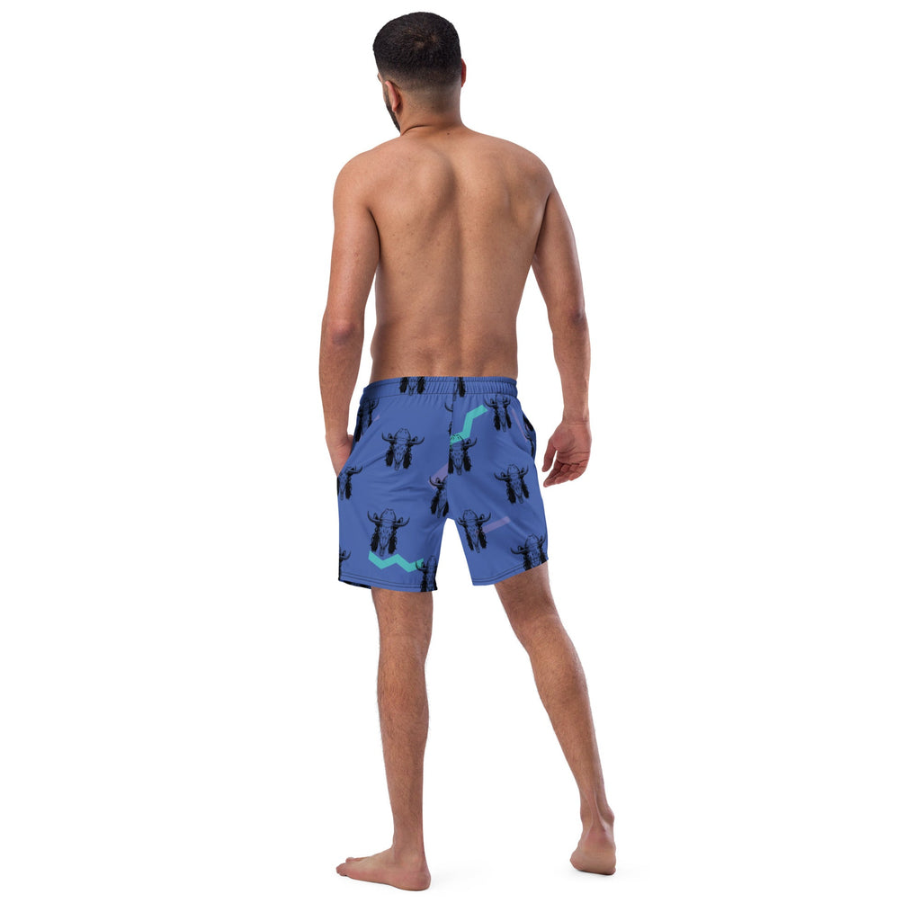Baha Ranch Yeehaw Mullet Cowboy Men's Swim Trunks by Baha Ranch Western Wear - product image 5
