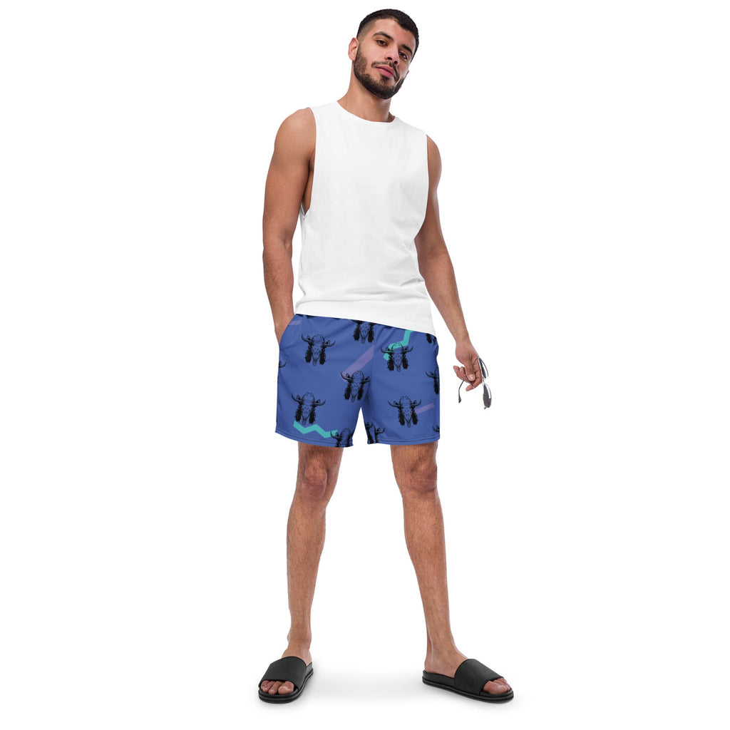 Baha Ranch Yeehaw Mullet Cowboy Men's Swim Trunks by Baha Ranch Western Wear - product image 2