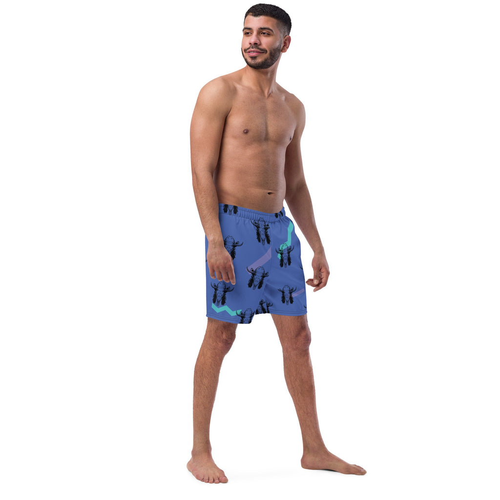Baha Ranch Yeehaw Mullet Cowboy Men's Swim Trunks by Baha Ranch Western Wear - product image 3