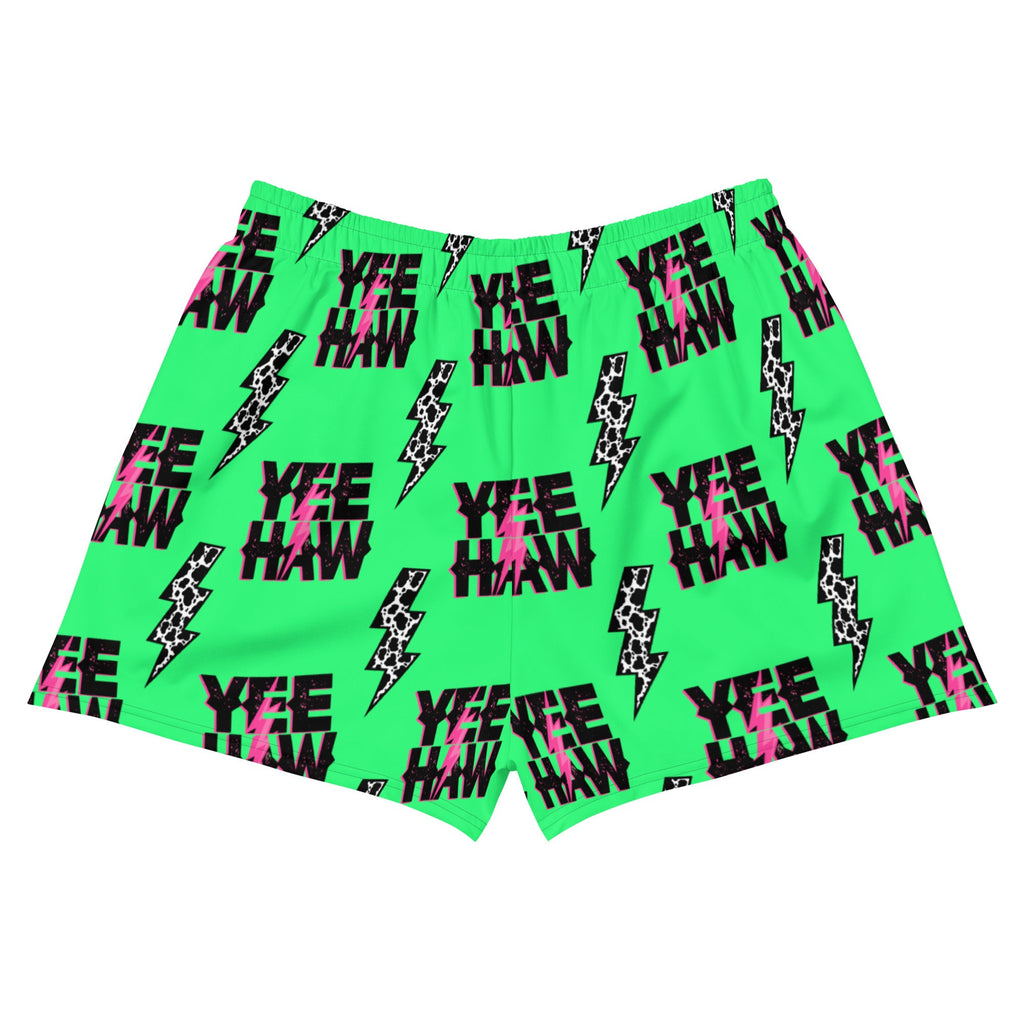 Baha Ranch Neon Yeehaw Women’s Athletic Shorts by Baha Ranch Western Wear - product image 6