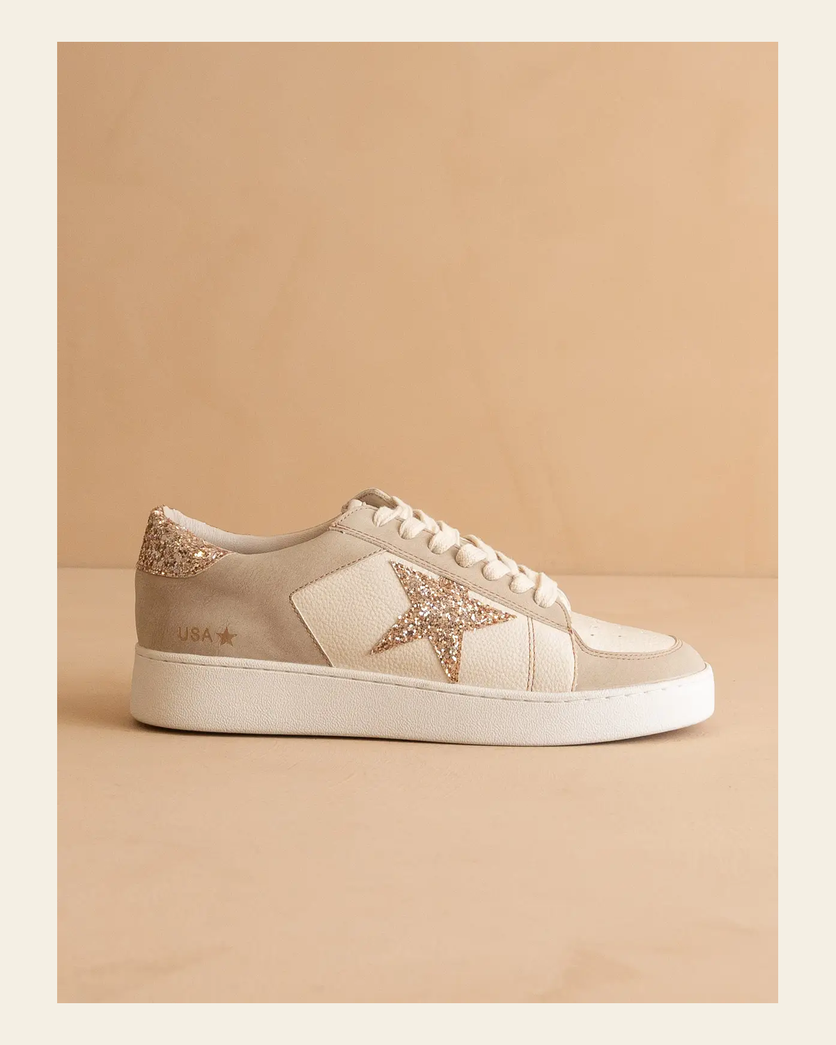 All Star Glitter | Sneaker on a warm cream background