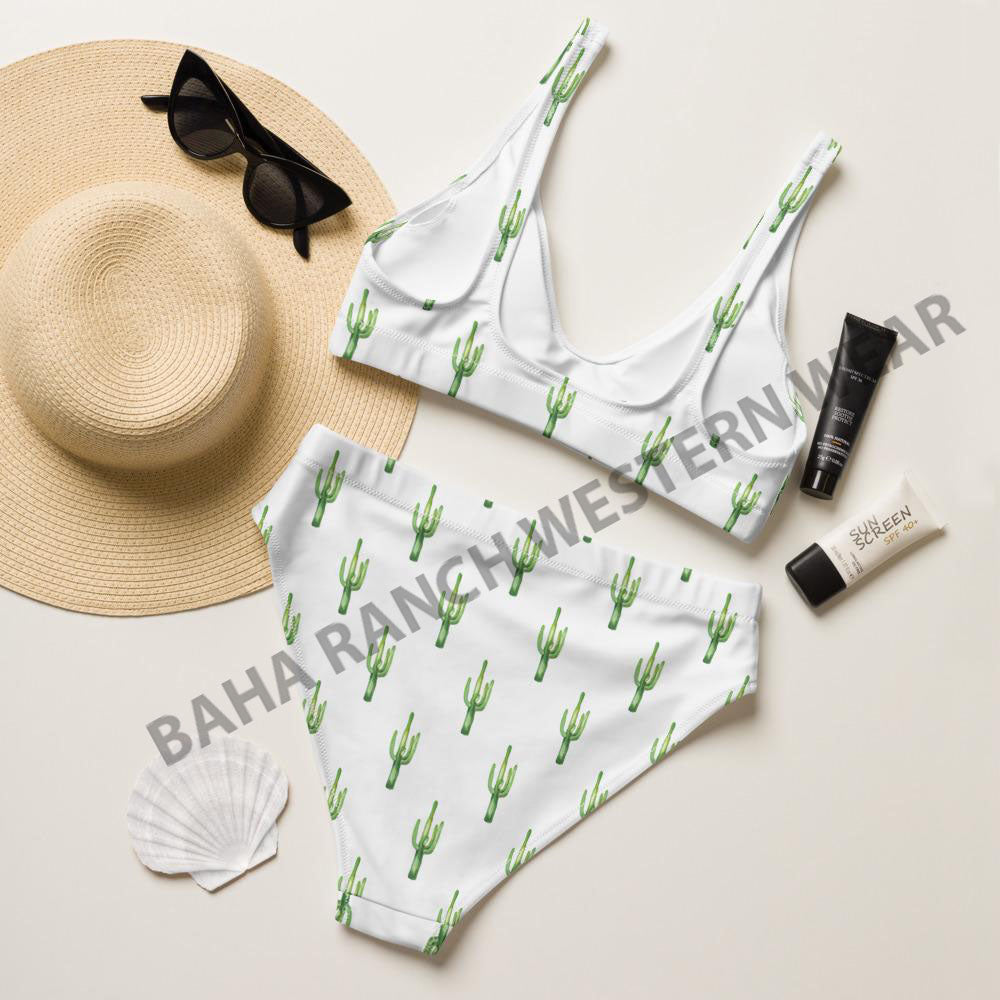 Yeehaw All Over Cactus Bikini by Baha Ranch Western Wear - product image 5