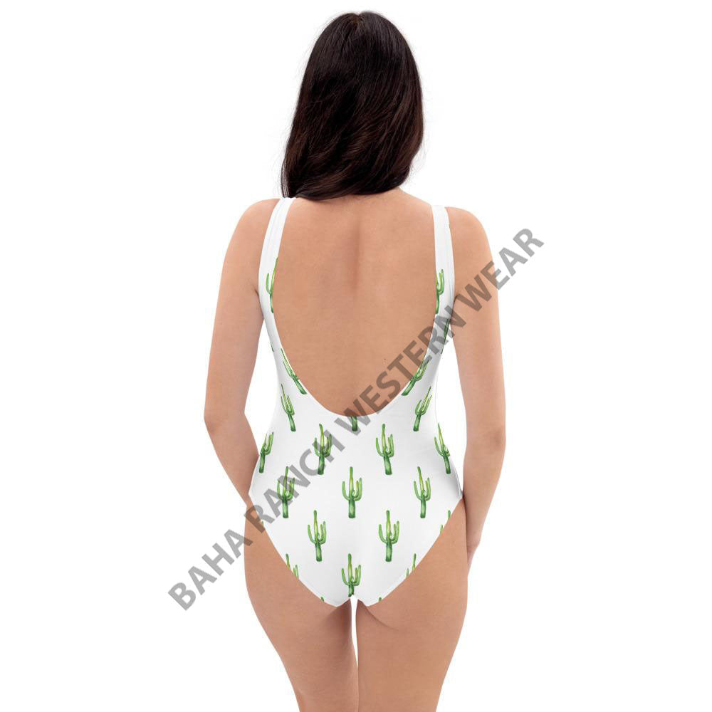 Yeehaw Cactus One Piece Swim Suit by Baha Ranch Western Wear - product image 6