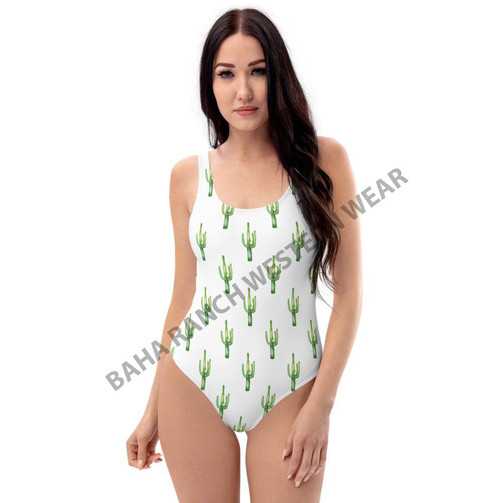 Yeehaw Cactus One Piece Swim Suit by Baha Ranch Western Wear - product image 7