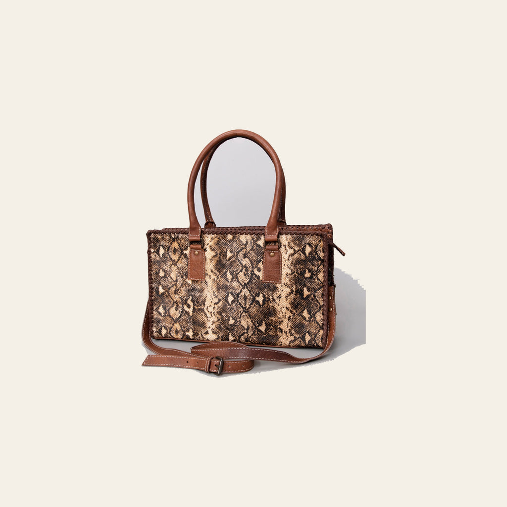 American Darling Women's Tote Bag Western Hair-On Genuine Leather Handbag and Ladies Purse