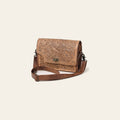 American Darling Western Crossbody Bag, Hand Tooled Floral Carved Genuine Leather Purse, Everyday Shoulder Bag