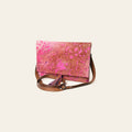 American Darling Hair-On Cowhide Wallet Bag – Genuine Leather Crossbody with Adjustable Strap and Secure Magnetic Closure