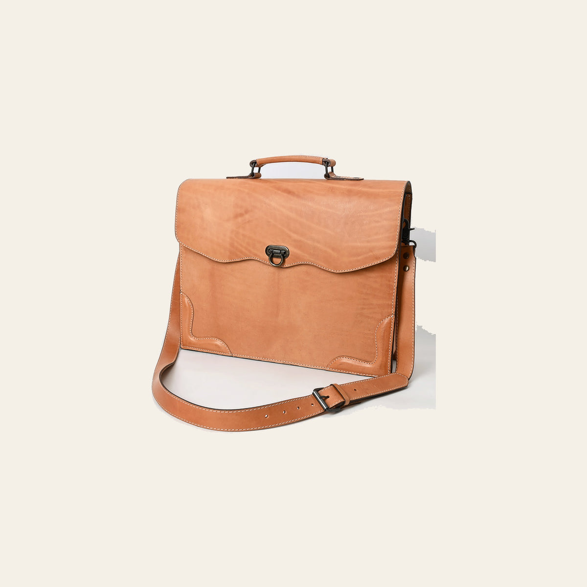 American Darling Western Genuine Leather Briefcase Bag – Premium Handcrafted Work Tote with Durable Straps and Spacious Interior