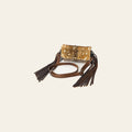 American Darling Hair-On Cowhide Genuine Leather Crossbody Bag – Western Fringe Design with Secure Storage – Premium Artisan Craftsmanship