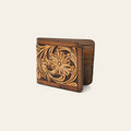 American Darling Hand-Tooled Genuine Leather Western Wallet Bag with Floral Carving, Card Slots & Secure Storage – Premium Craftsmanship