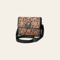 American Darling Hand-Tooled Genuine Leather Small Crossbody Bag | Floral Carved Buckstitched Western Purse | Full-Grain Leather Crossbody