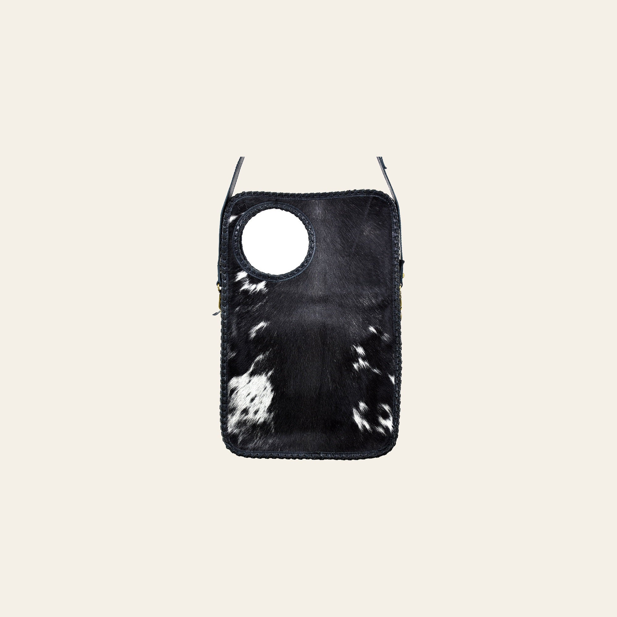 American Darling Clutch Bag Hair-On Cowhide Braided Genuine Leather Western Crossbody for Women