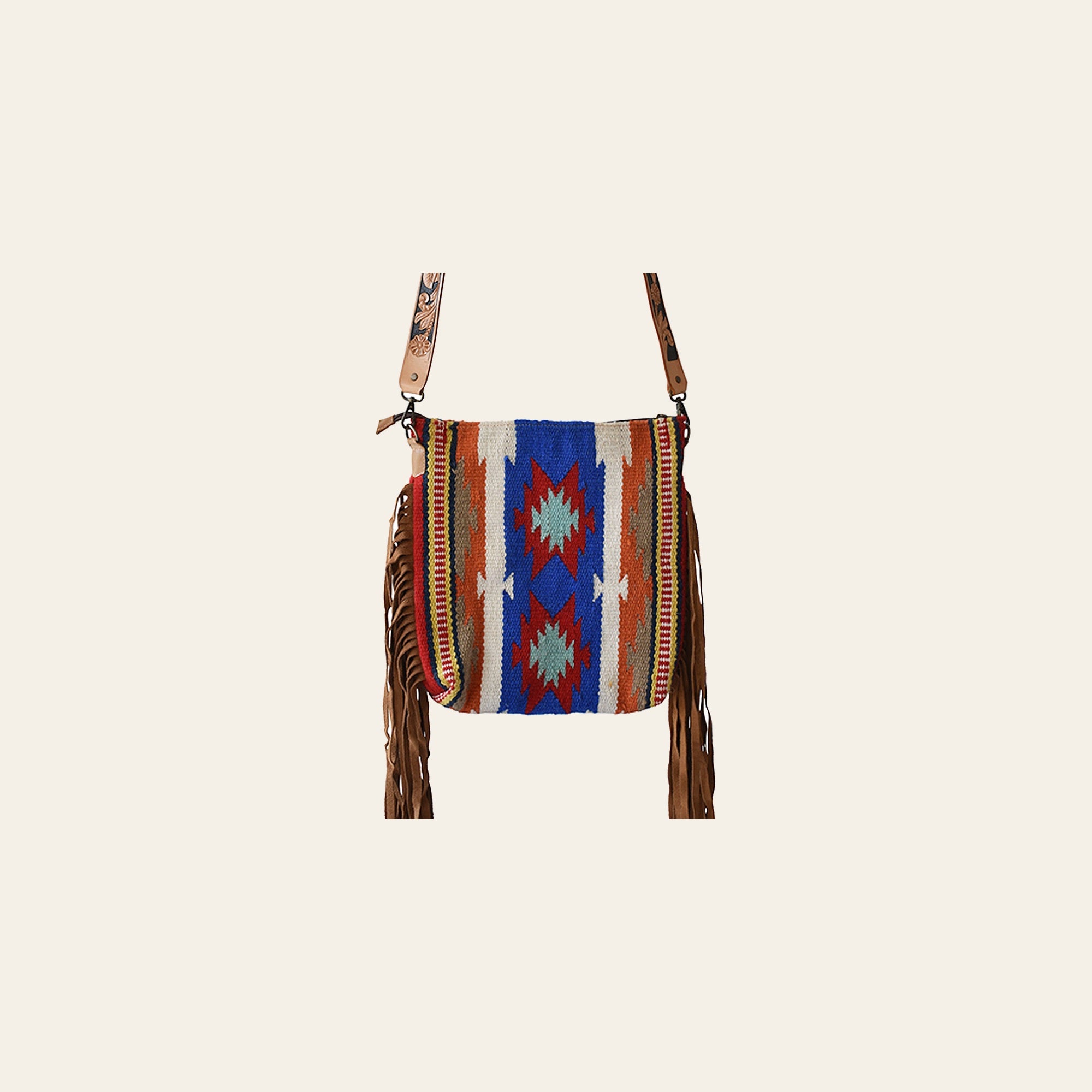 American Darling Crossbody Saddle Blanket Genuine Leather Western Women Bag Handbag Purse | Travel Bags College Casual