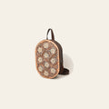 American Darling Hand Tooled Floral Carved Sling Bag Eco-Friendly Vegetable-Tanned Genuine Leather Western Purse YKK Zipper