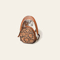 American Darling Western Leather Backpack - Eco-Friendly Full Grain Leather Hair-On Cowhide Hand Tooled Floral Carved Purse