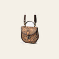 American Darling Western Leather Small Cross body Bag - Eco-Friendly Vegetable Tanned Full Grain Leather Hand Tooled Floral Carved Purse