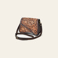 American Darling Women's Hand Tooled Floral Carved Genuine Leather Cross body Bag Buck Stitched Eco-Friendly Purse