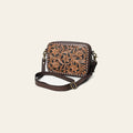 American Darling Camera Bag - Buck Stitched Floral Carved, Eco-Friendly Vegetable Tanned Genuine Leather, Tooled Crossbody
