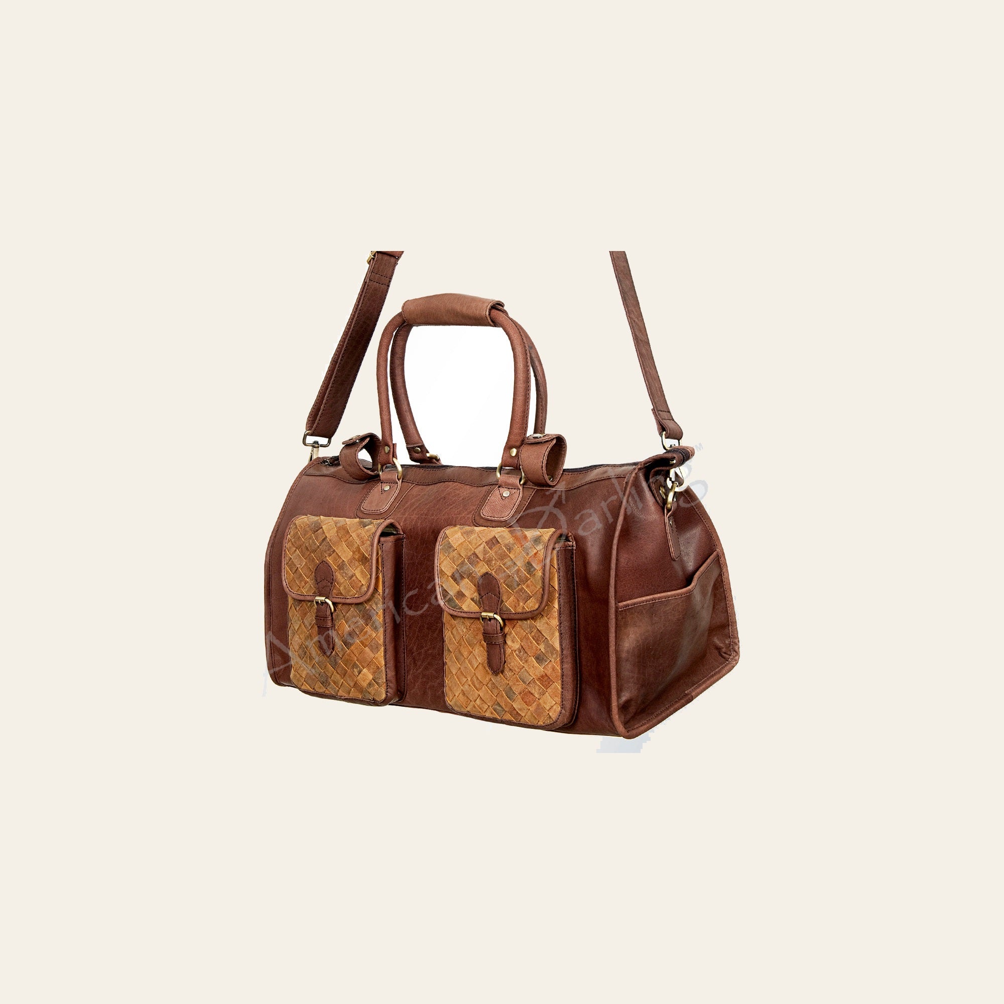 American Darling Women's Duffel Bag Western Full Grain Genuine Leather Handbag and Ladies Purse
