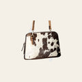 American Darling Cross body Bag Hair-On Cowhide Genuine Vegetable Tanned Leather Western Purse 8in X 11in X 3in
