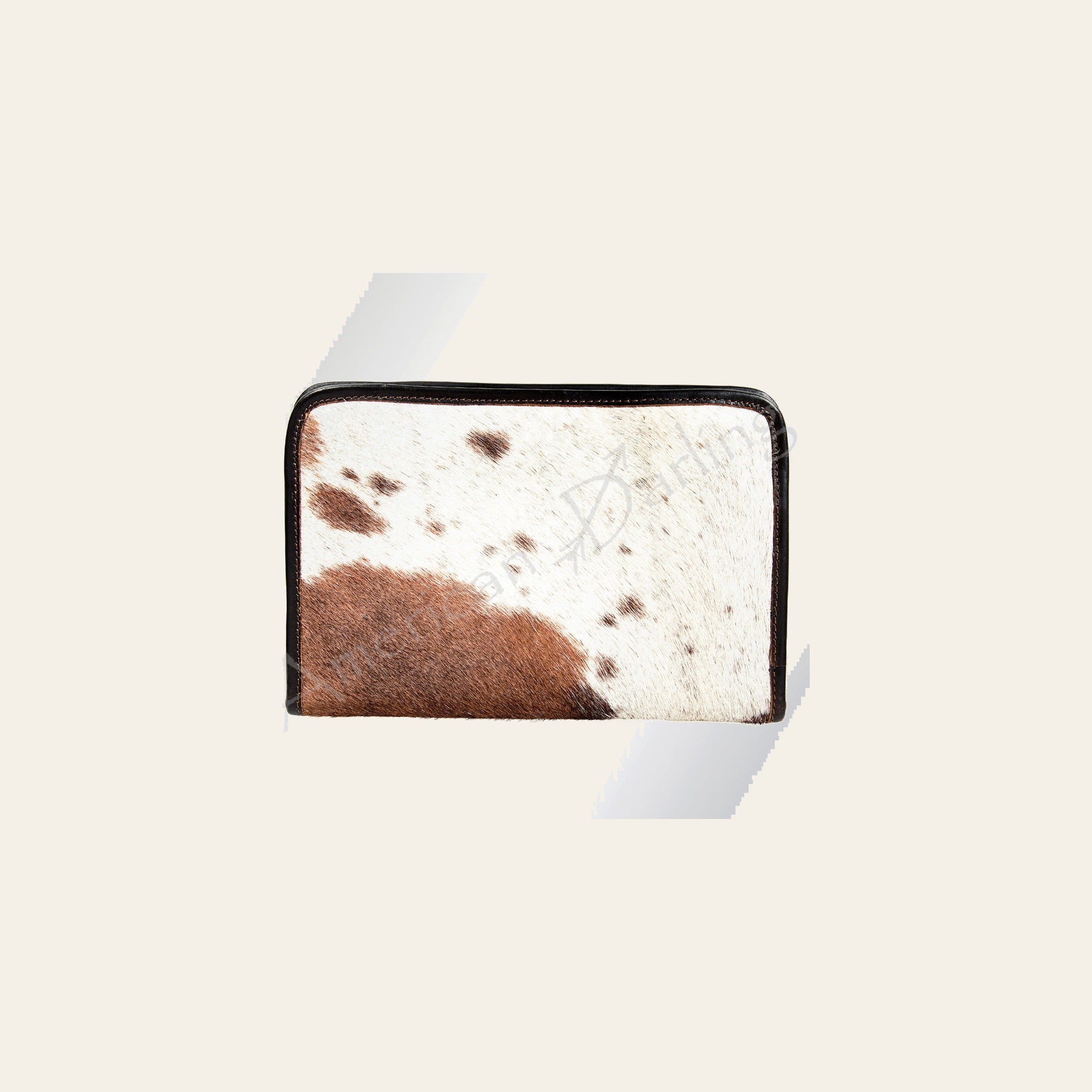 American Darling Wallet Hair-On Cowhide Genuine Vegetable Tanned Leather Western Travel Organiser 6in X 9in