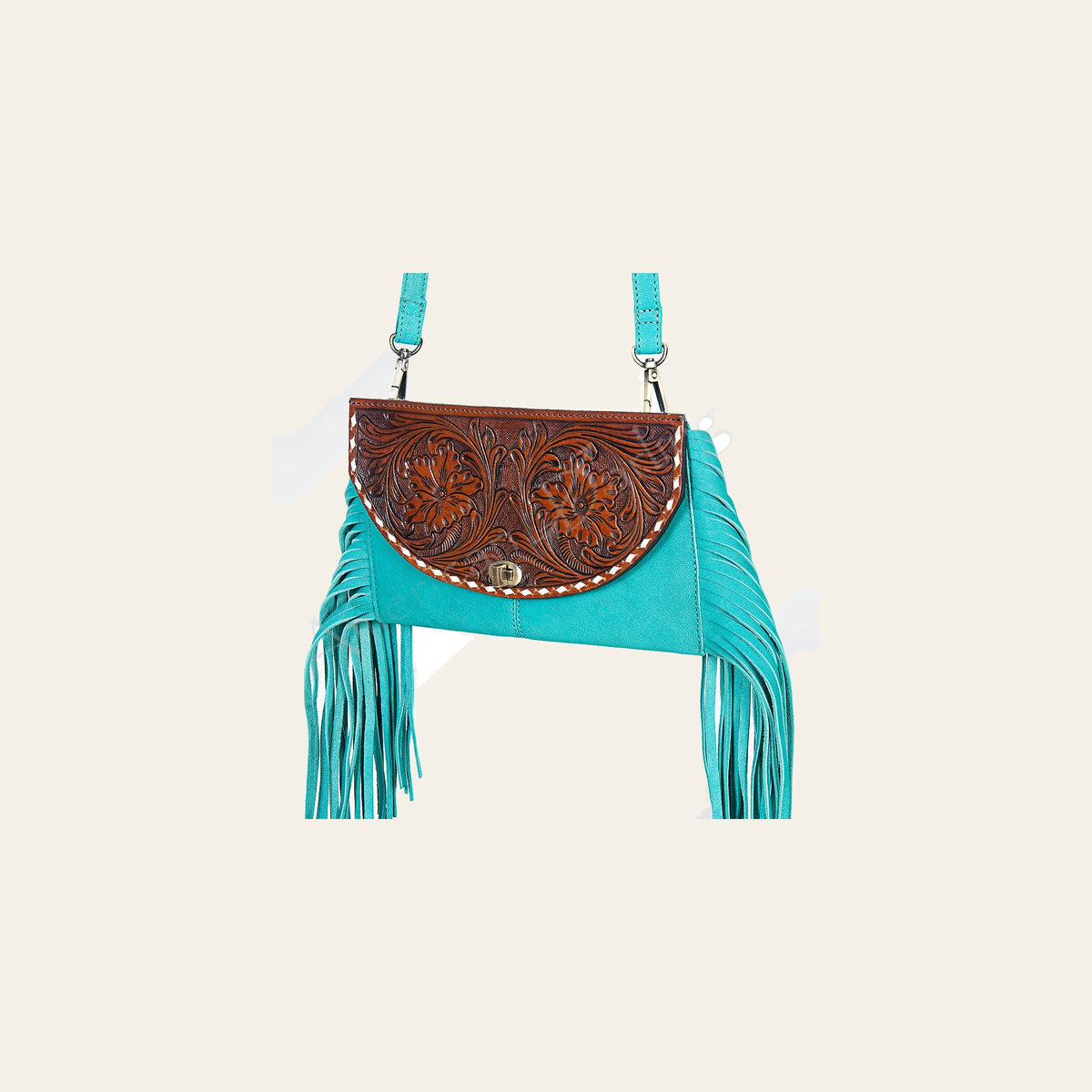 American Darling Women's Wallet Hand Tooled Genuine Leather Handbag and Ladies Purse
