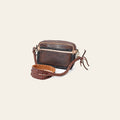 American Darling Small Cross body Bag Western Genuine Leather Handcrafted Purse with Braided Detail and YKK Zipper