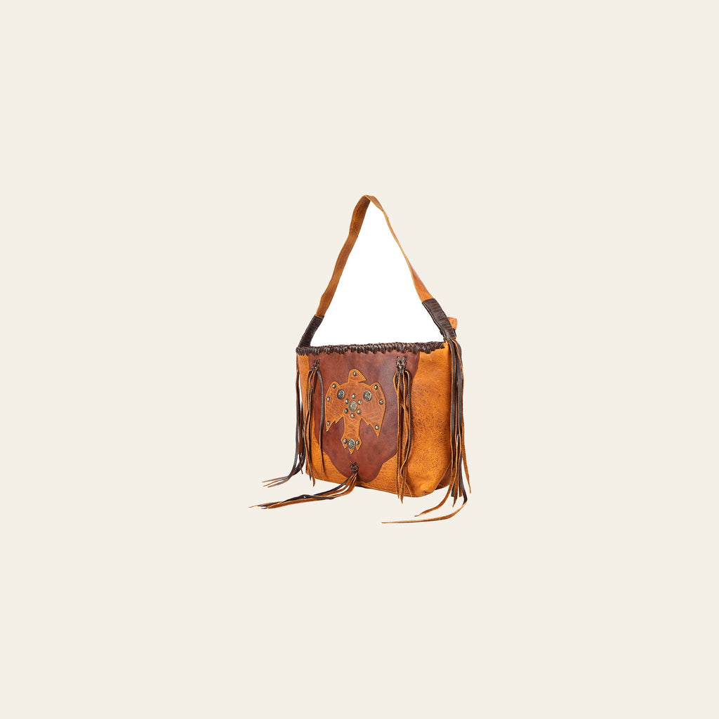 American Darling Hobo Bag Western Genuine Leather Handcrafted Slouchy Shoulder Purse with Fringes and YKK Zipper