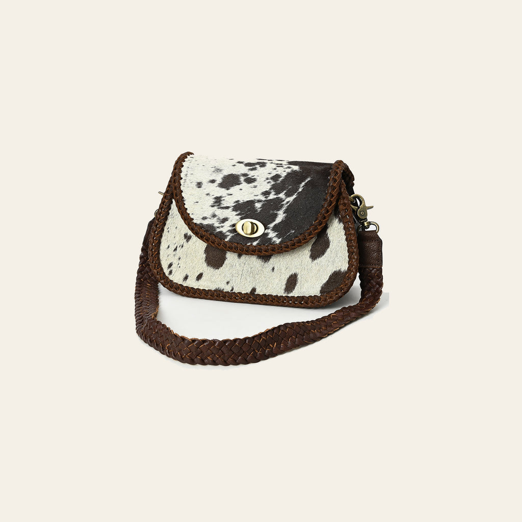 American Darling Small Crossbody Hair On Genuine Leather Western Women Bag Handbag Purse | for Cute