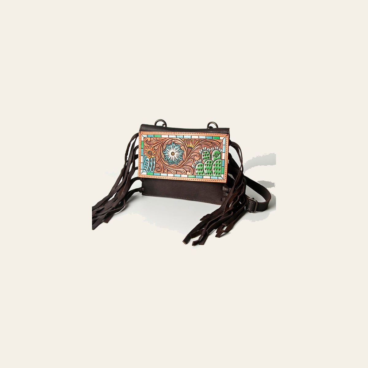 American Darling Small Crossbody Hand Tooled Genuine Leather Western Women Bag Handbag Purse | for Cute