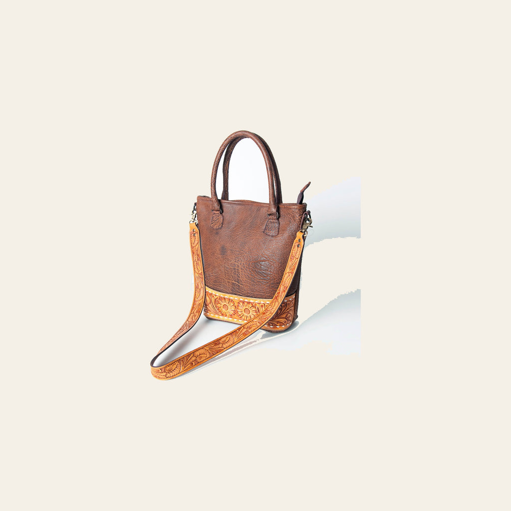 American Darling Tote Hand Tooled Genuine Leather Western Women Bag Handbag Purse | Travel Bags College Casual