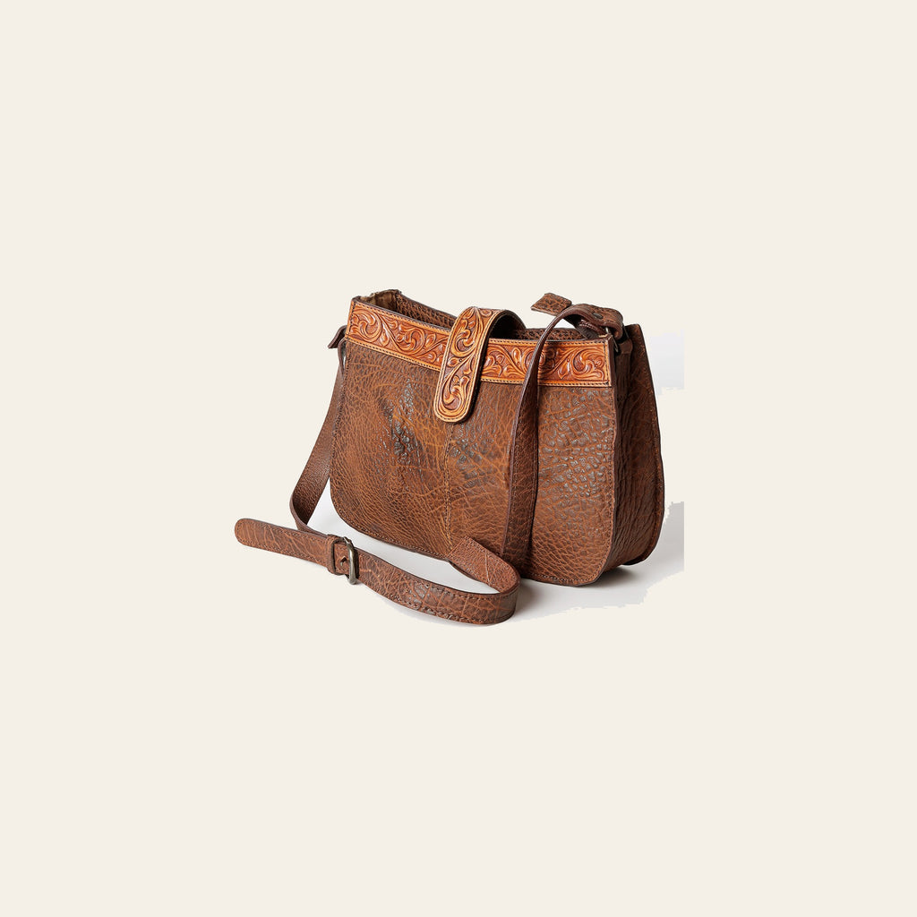 American Darling Cross Body Hand Tooled Genuine Leather women bag western handbag purse