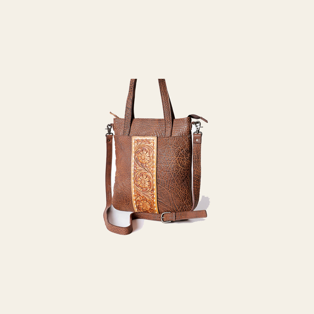 American Darling Tote Hand Tooled Genuine Leather women bag western handbag purse