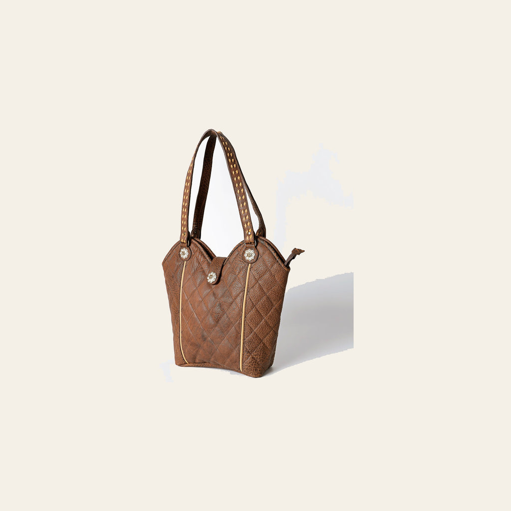 American Darling Tote Genuine Leather Women Bag Western Handbag Purse