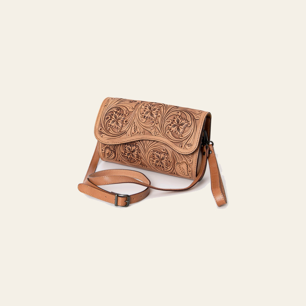 American Darling Wallet Hand Tooled Genuine Leather women bag western handbag purse