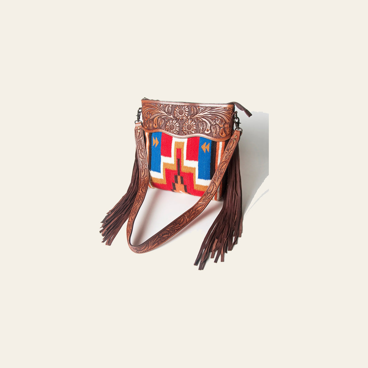 American Darling Signature Crossbody Hand Tooled Saddle Blanket Genuine Leather women bag western handbag purse