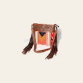 American Darling Signature Crossbody Hand Tooled Saddle Blanket Genuine Leather women bag western handbag purse