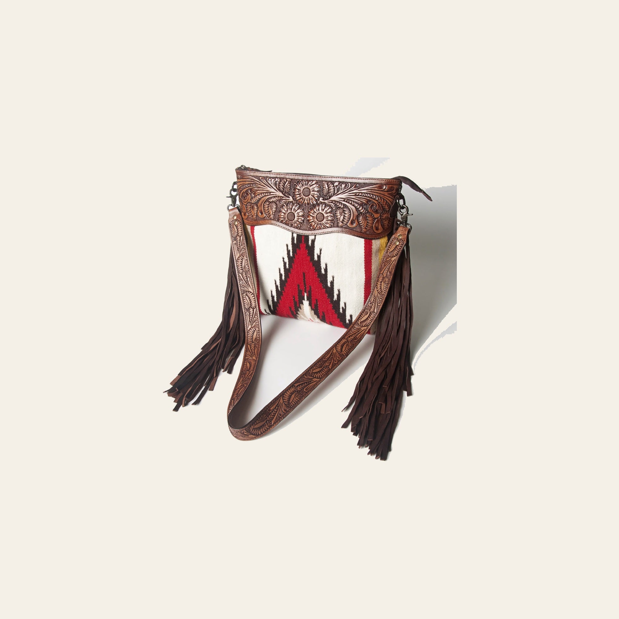 American Darling Signature Crossbody Hand Tooled Saddle Blanket Genuine Leather women bag western handbag purse