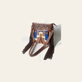 American Darling Signature Crossbody Hand Tooled Saddle Blanket Genuine Leather women bag western handbag purse