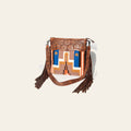 American Darling Signature Crossbody Hand Tooled Saddle Blanket Genuine Leather women bag western handbag purse