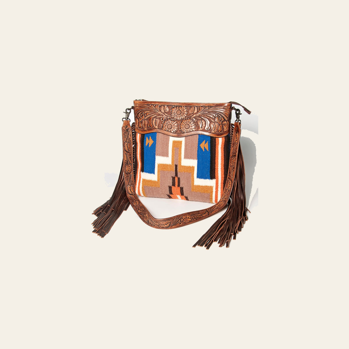 American Darling Signature Crossbody Hand Tooled Saddle Blanket Genuine Leather women bag western handbag purse