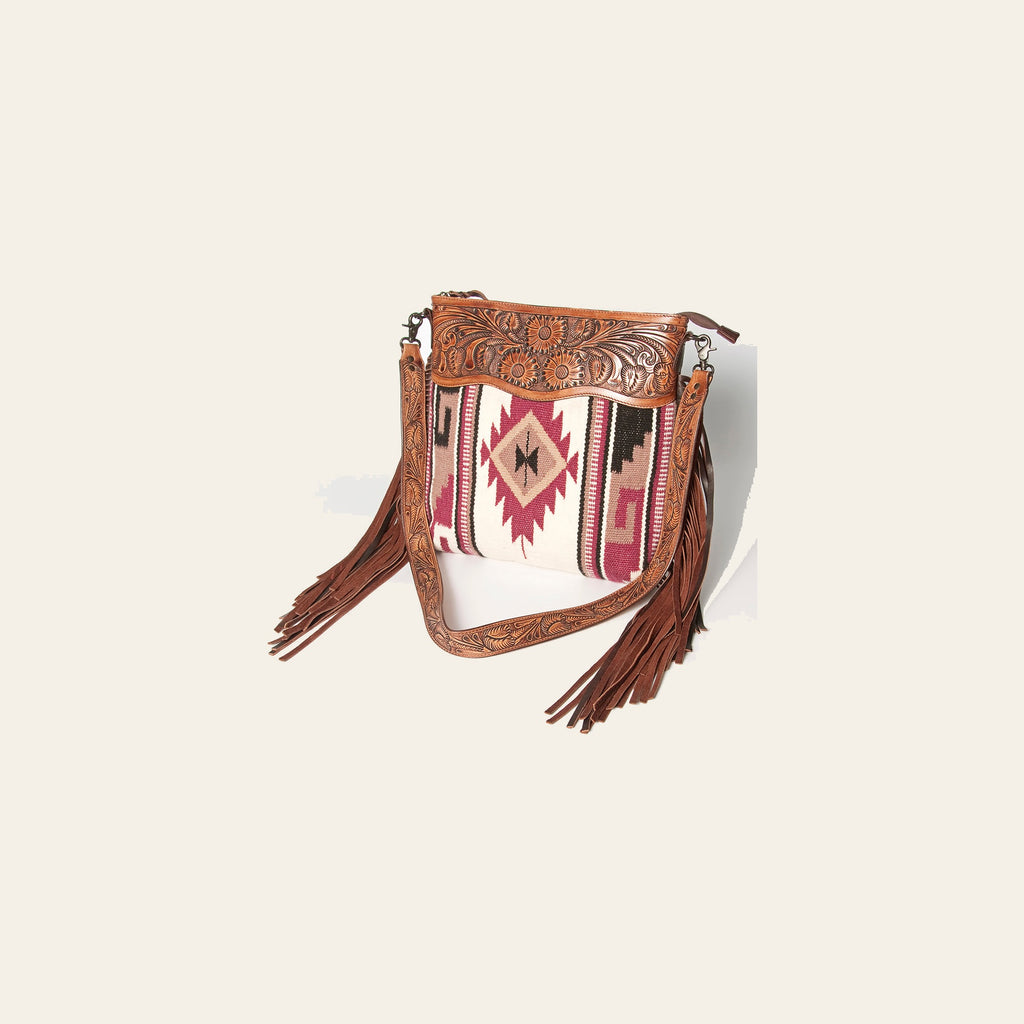 American Darling Signature Crossbody Hand Tooled Saddle Blanket Genuine Leather women bag western handbag purse