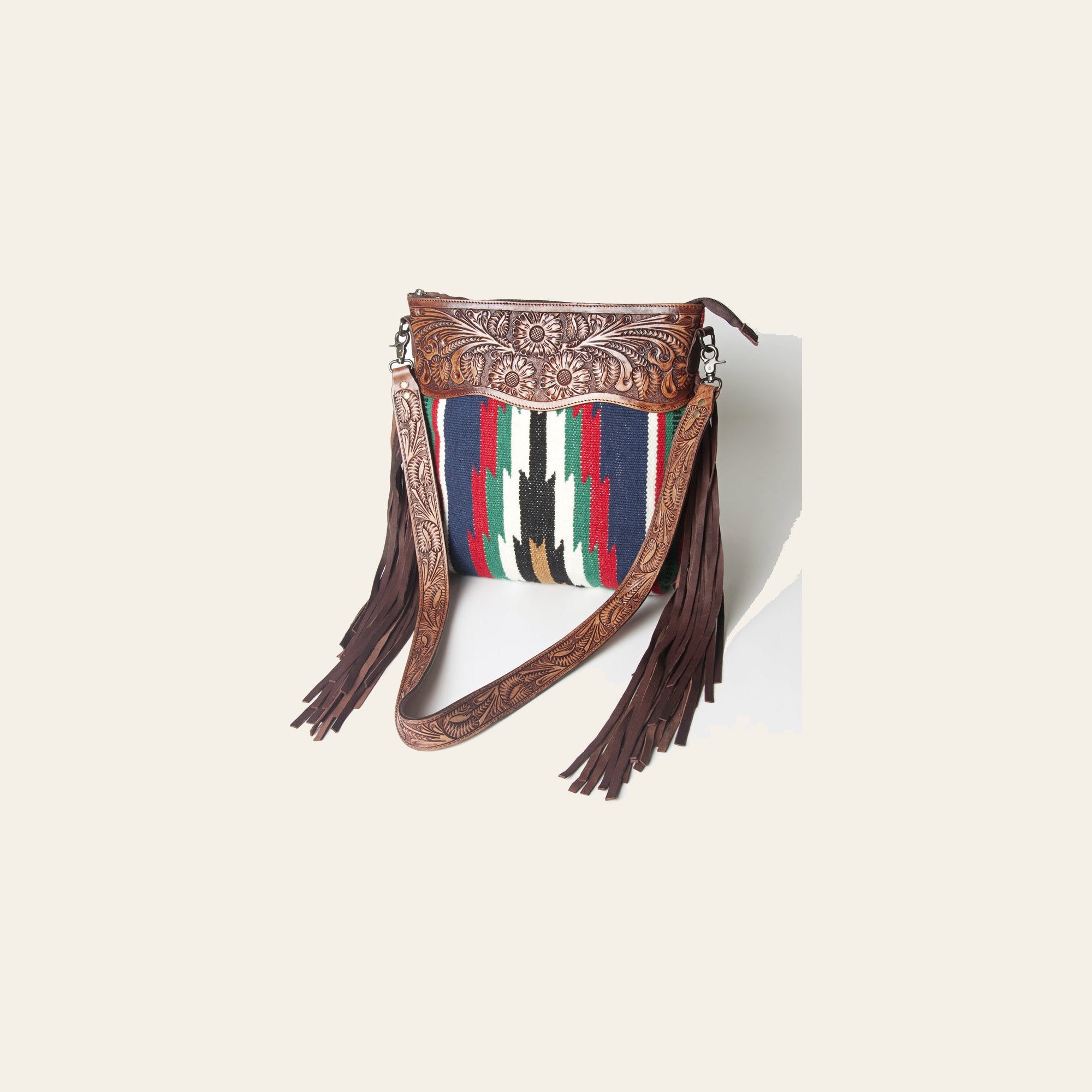 American Darling Signature Crossbody Hand Tooled Saddle Blanket Genuine Leather women bag western handbag purse