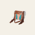 American Darling Signature Crossbody Hand Tooled Saddle Blanket Genuine Leather women bag western handbag purse