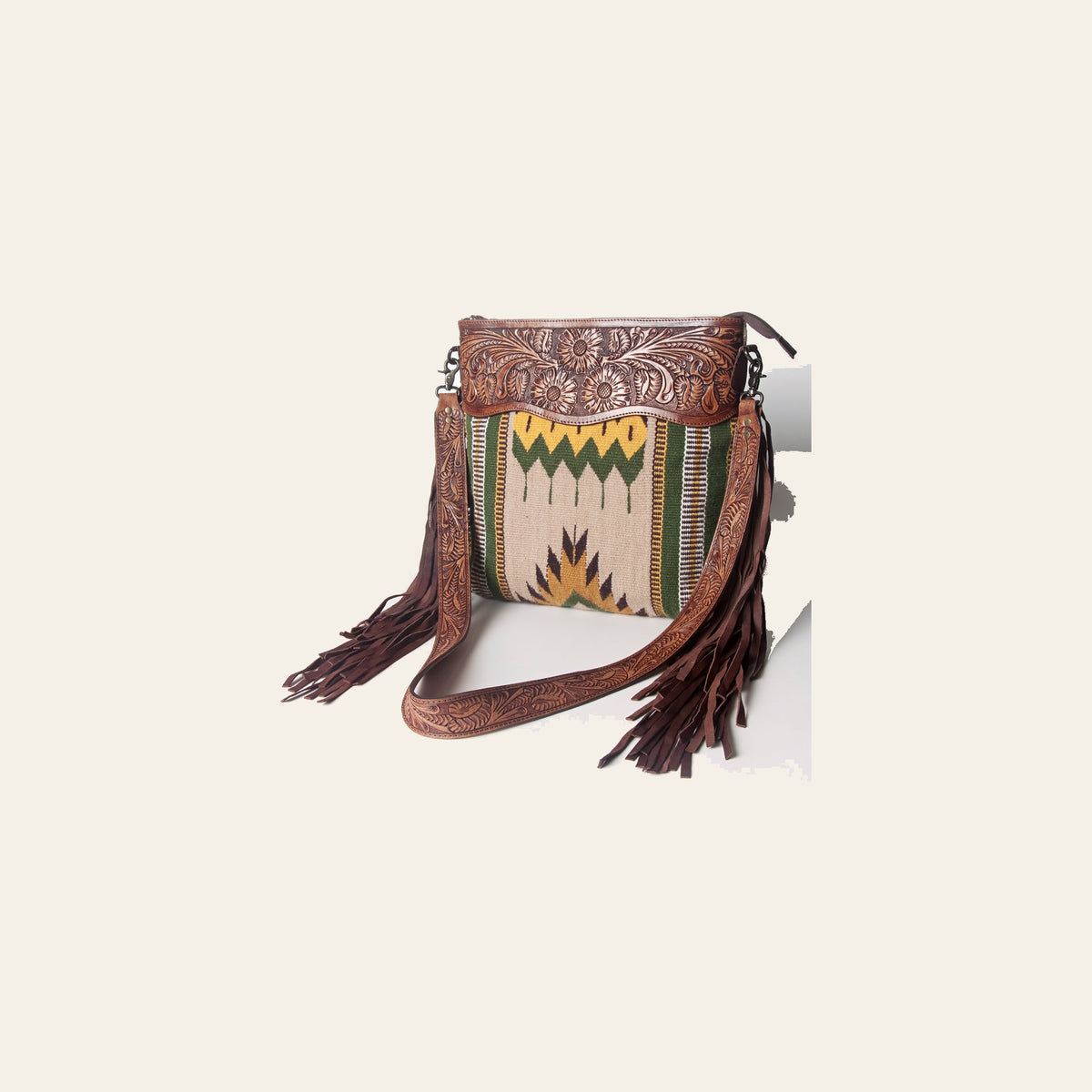 American Darling Signature Crossbody Hand Tooled Saddle Blanket Genuine Leather women bag western handbag purse